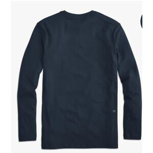 Benson Navy Blue long Sleeve Thermal Shirt Wool Blend Large  NEW